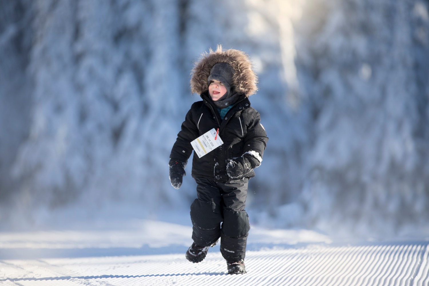 Child with Lift Pass
