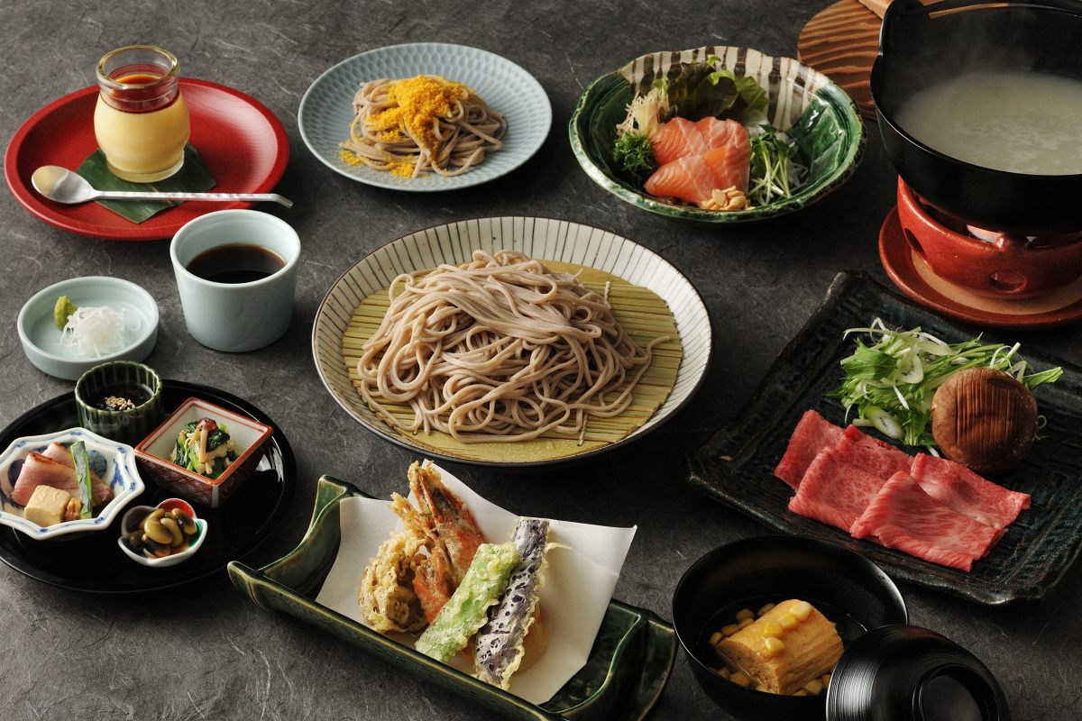 Soba Kaiseki course at Soba Kappo SAI, KAI Kusatsu